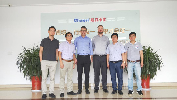 Chaori Purification to expand the overseas market Canadian guests visit warmly