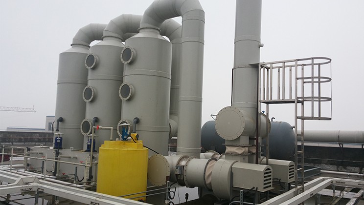 Application of Waste Gas Spray Purification Washing Towers in the Pharmaceutical Industry