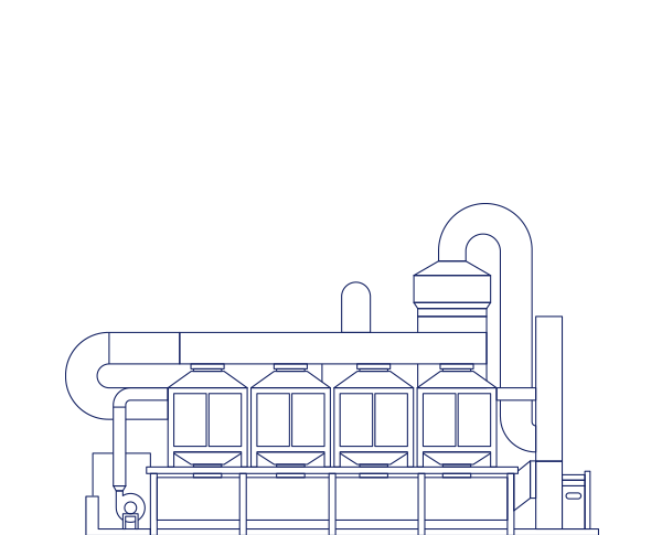 VOCs Exhaust Gas treatment equipment