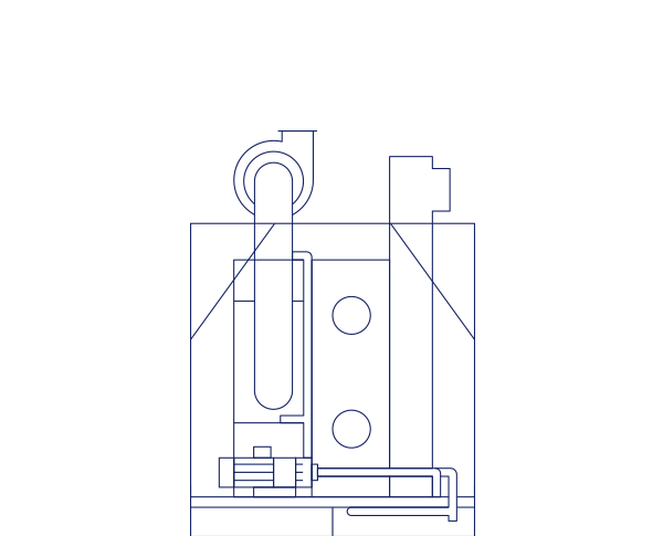 Epitaxial chip exhaust