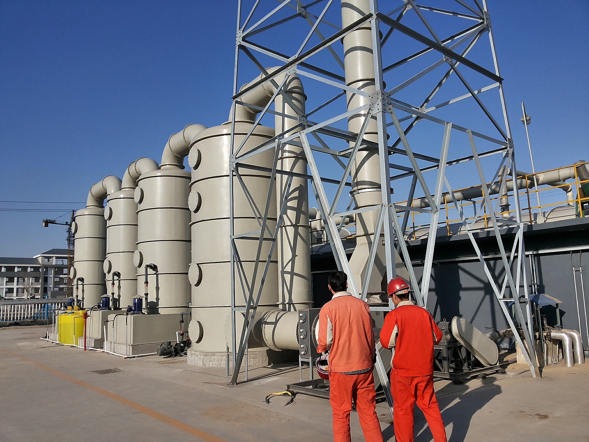 High-Concentration Packed Bed Wet Scrubber