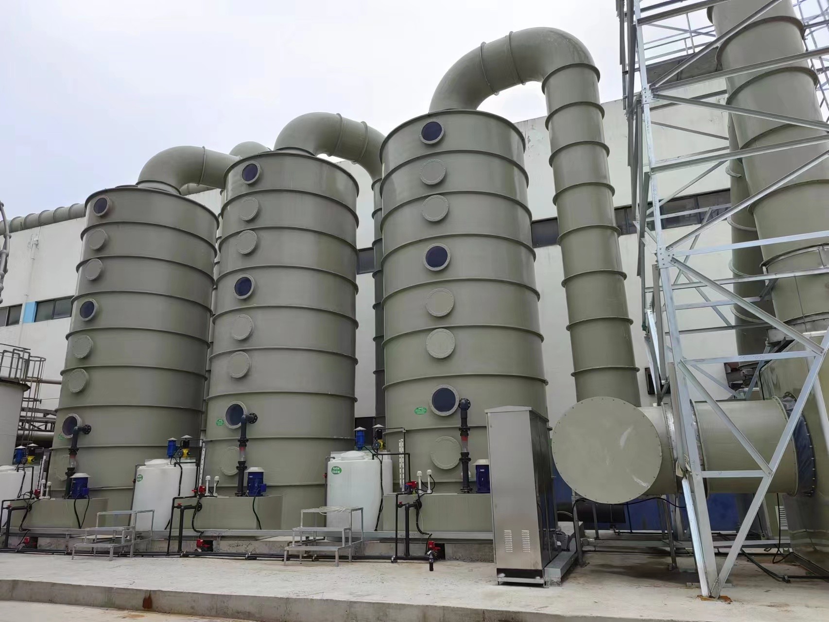 High-Concentration Packed Bed Wet Scrubber