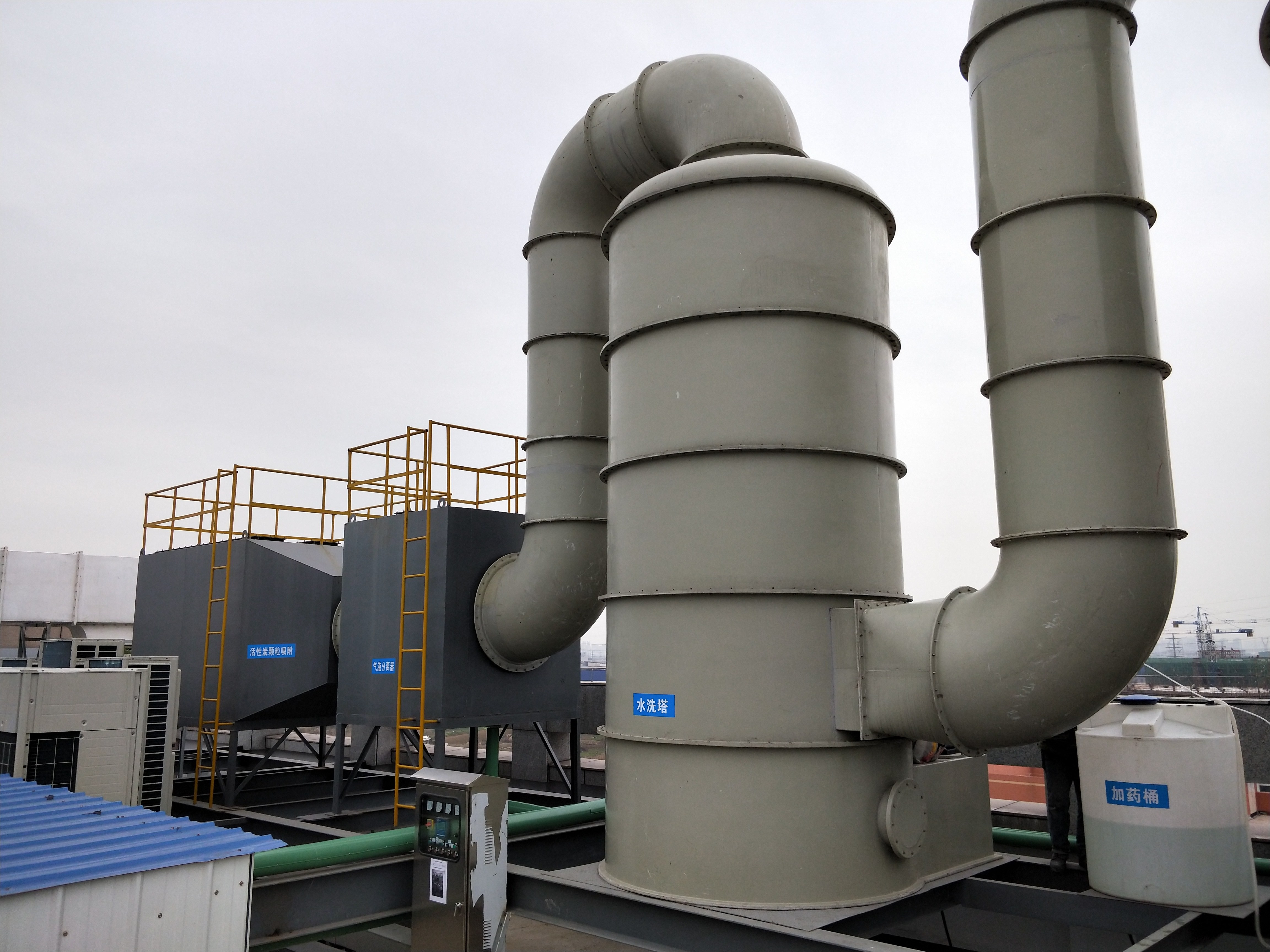 Activated Carbon Adsorption System for VOC Treatment